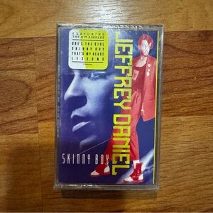 Rare! 1990 Jeffrey Daniel - Skinny Boy Cassette Hype Sticker Epic/CBS SEALED